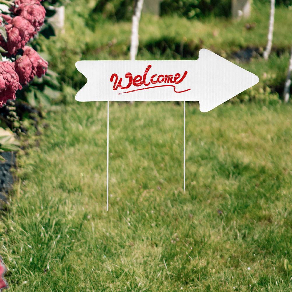 Yard Sign Blank - 2 szt. Puste tabliczki z motywem