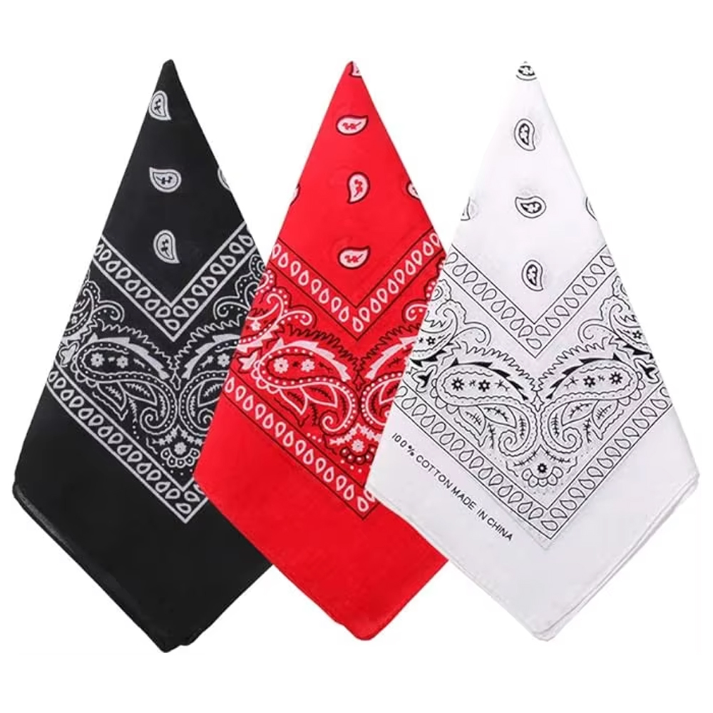 Hip Hop Kowbojski Szal Paisley – Bandana Blank White recenzja i cena