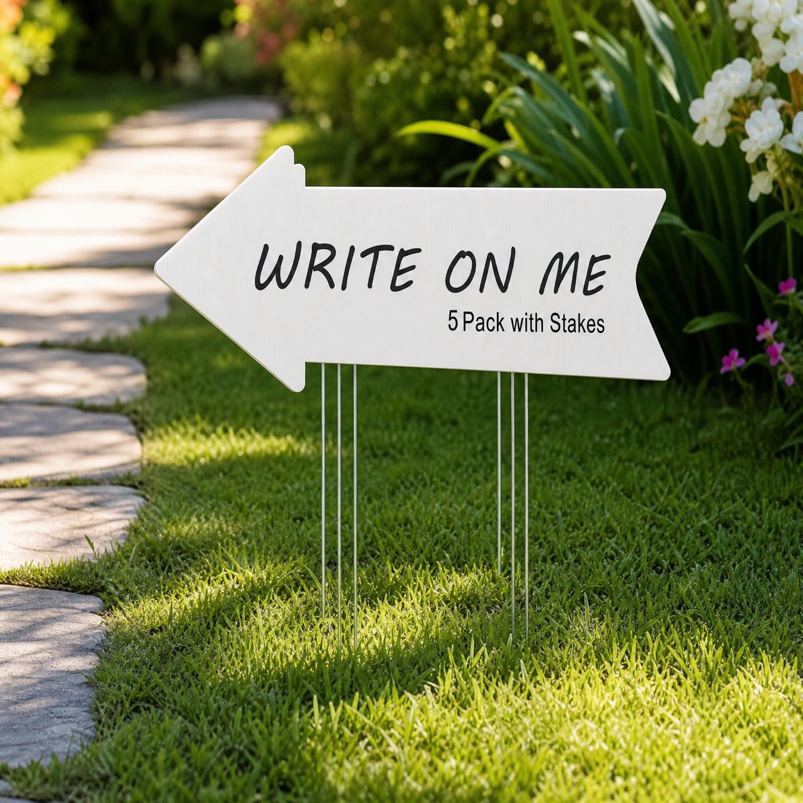 Puste tabliczki ogrodowe z fal – Yard Sign Blank recenzja i cena