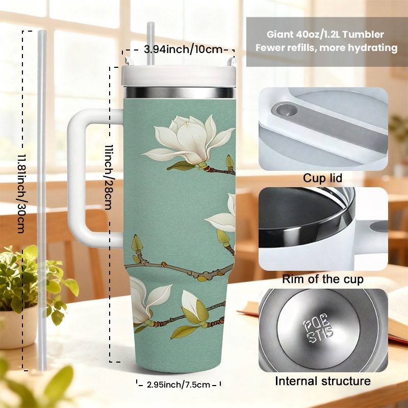 1 szt. 40 oz termos ze stali n – Sublimation Mug White recenzja i cena