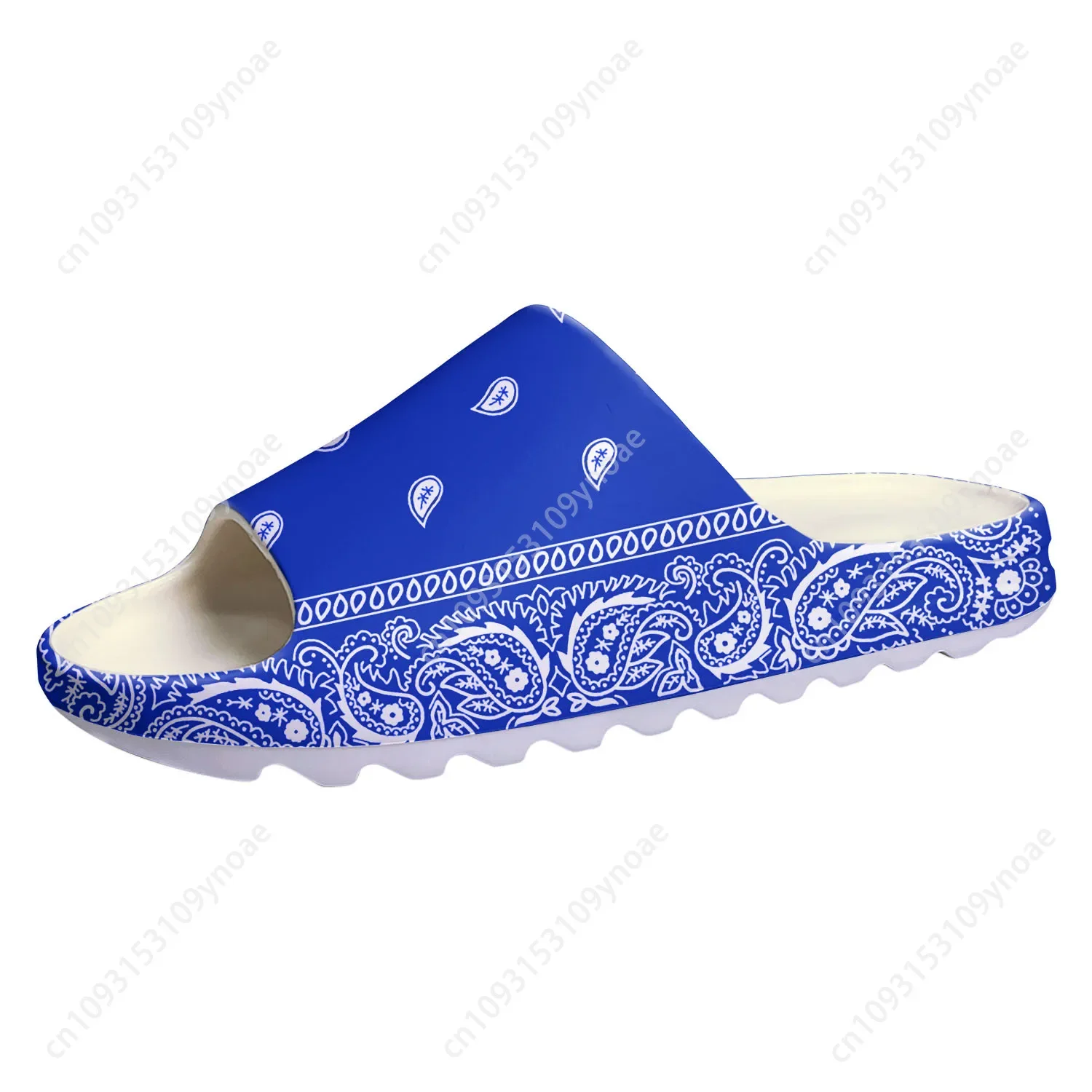 Klapki Bandana Paisley Miękka  – Bandana Blank White recenzja i cena
